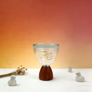 High Capacity 100ml Perfume Bottles Unique Inverted Conical Glass Perfume Bottle