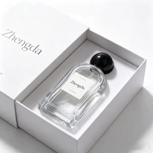 High End Crystal Clear Empty Perfume Bottles 30ml 100ml Elegant Flat Cap Pump Sprayer Travel Refillable Fragrance