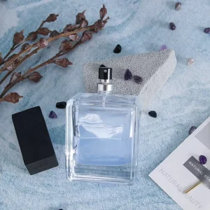 High End Luxury Natural Crystal Perfume Bottle 30ml 50ml 100ml Sizes with Screw Cap Sealing