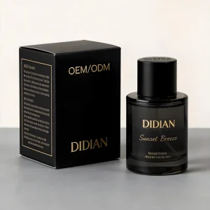 High End Perfume Bottle 100ml Men’s Perfume Spray Bottle Transparent Perfume Empty Bottle Custom Luxury Perfume Bottle with Box