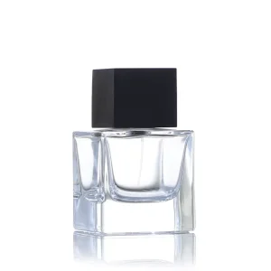 High End Perfume Glass Bottle 30ml 50ml Customized High Quality Perfume Spray Bottle 100ml Crimp Perfume Bottle