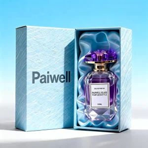 High End Pump Sprayer Parfum Bottles Customized Packaging Box Empty 100ml Clear Glass Perfume Bottle