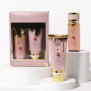 High Quality Factory Perfume Ice Cream Fragrance Smell Women Perfume Lotion Set Gift Box with Perfume