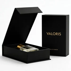 High Quality Perfume Rigid Box Magnetic Lid Packaging for Perfume Soft Touch Finish Hot Stamping Custom Printed Factory