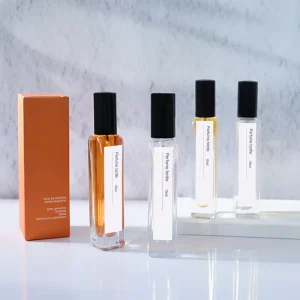 High Quality Rectangular Clear Nebulizer 10ml Perfume Spray Bottle Refillable Mini Glass Cosmetic Packaging Spray Pump Square