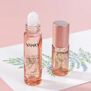 High Quality Thick Bottom Perfume Roller Glass Bottle 5ml 10ml Printing logo Essential Oil Roll on Bottle
