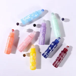 High Quality Thick Bottom Perfume Roller Glass Bottle 5ml 10ml Printing logo Essential Oil Roll on Bottle