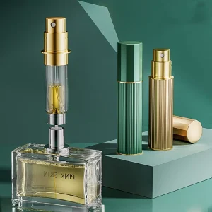 High-end Travel Sized 5Ml Refillable Aluminum Atomizer Portable Mini Perfume Spray Bottle