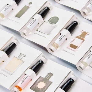 High quality 3ml Perfume Samples Q version Cards Unisex Long lasting Light Fragrance Portable Gifts