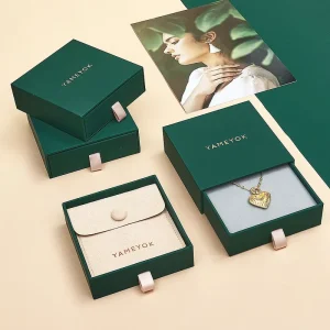 Holiday Jewelry Necklace Gift Box Packaging Supplier Custom Logo Drawer Box Perfume Aromatherapy Holiday Paper Boxes