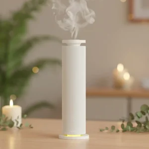 Home Appliances Electric Powered Automation Perfume Dispenser Air Scent Machine White Hotel Waterless Diffuser