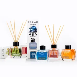 Home Fragrance 120ML Eco friendly Air Freshener Flameless Aromatherapy Essential Oil Reed Diffuser