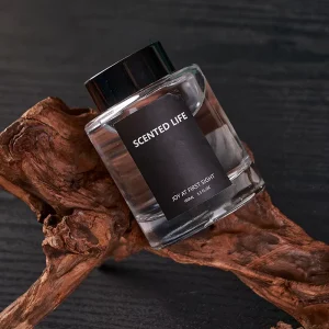 Home Fragrance Glass Bottle Natural Crystal Glass Reed Stick Diffuser Aromatherapy Essential Oil Diffusers Package