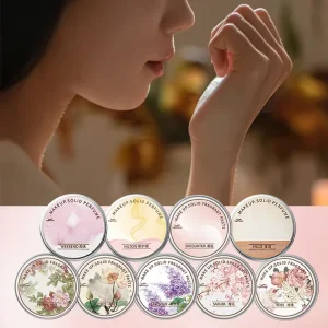 Hot Selling Natural Lasting Fragrance Fresh Light Floral Scent Gently Reduce Unpleasant Smells Portable Solid Perfume