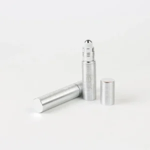 Hot Selling Silvery Empty Glass Roll on Bottles for Essential Oils Perfumes 10ml 30ml 5ml Screen Printing Personal Care Products