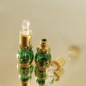 Hot Stamping 10ml Glass Essential Oil Bottles Bulk Empty Refilled Roll on Bottle for Perfume Essential