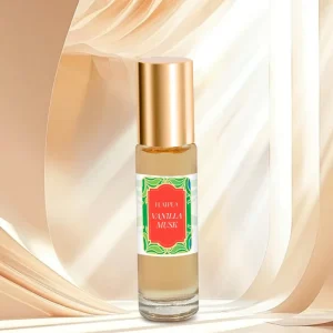 Hot Vanilla Musk Floral 10ml Roll On Perfume for Women Sustainable Natural Fragrance Long Lasting Alcohol Free Mist Modern Daily