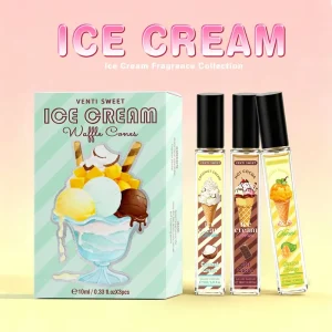 Ice Cream Fragrance Gift Set Travel sized Perfume with Long lasting Fragrance perfume Sample Is Suitable for Carrying on a Trip