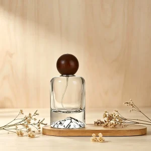 Iceberg Bottom Glass Perfume Bottles 30ml 50ml 100ml Durable Glass Leak proof Reusable Cosmetic Packaging
