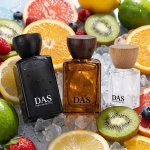Industrial Grade Glassware Collection Square 50ml Perfume Bottle with Wood Cap for Professional Brand Owner