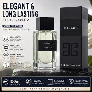 Large Capacity 100ml Long Lasting Spray Fashionable Elegant Unisex Eau De Parfum Glass Bottle Men’s Floral Perfume
