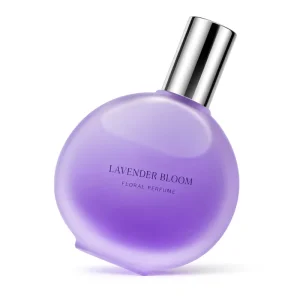 Lavender Bloom Frosted Purple Round Bottle Parfum Women’s Perfume for Mini Perfume