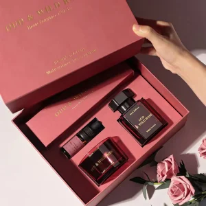 Limited Edition Wild Rose Perfume Home Perfume Gift Kit Fire-Free Crystal Aroma Essential Oil Reed Diffuser for Gift Set