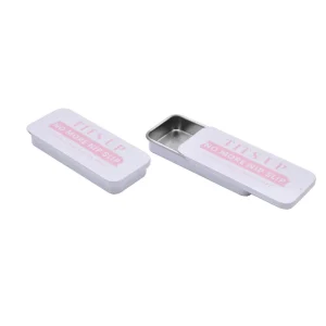 Lip Balm Solid Perfume Cosmetic Brow Eyebrows Soap Sliding Lid Tin Box Containers