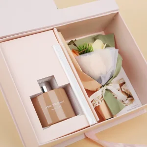Logo Creative Birthday Gift Box Set Perfume Set With Packaging Boxes Aroma Diffusers Fragrance With Flower
