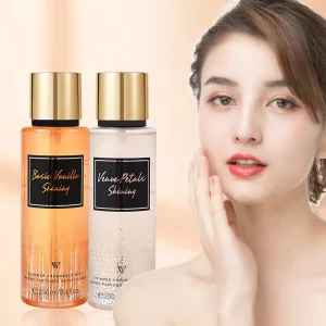 Lone Spell Vanilla Flower Fruit Aroma 250ml 8.4oz Shimmering Body Splash Stay Fragrance Fine Mist Perfumed Spray Women Perfume