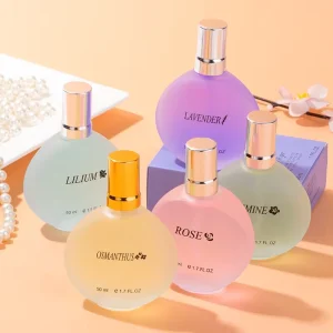 Long Lasting 50ml Women’s Osmanthus Lily Lavender Floral Spray Perfume Modern Style