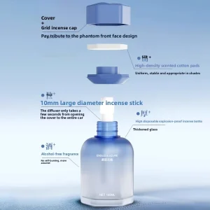 Long Lasting Aromatherapy Liquid for Home Hotel Bedroom Bathroom Car Indoor Jasmine Perfume for Special Car Perfume