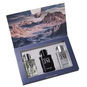 Long Lasting Good Smell Three Pieces Men Male Eau De Parfum Perfume Gift Set