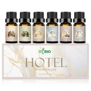 Long-Lasting Hotel Perfume Oil Set for Diffusers for Home for Aromatherapy Humidifiers Massage 6x10ml