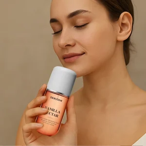 Long Lasting Organic Vanilla Nectar Unisex Hair & Body Fragrance Spray 50ml Eco Friendly Perfume Mist