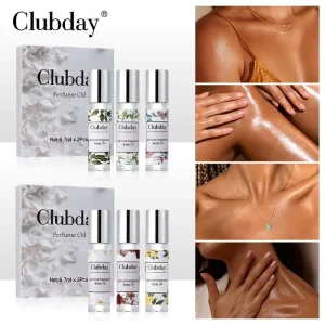 Long Lasting Perfume Essential Oil 3PCS Body Fragrance Oil Natural Aromatherapy Relax Stress Relief Body Care Oil Kit
