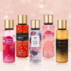 Long Lasting Perfume Mist 250ml for Women 4 Scents Floral and Tropical Scent Body Spray
