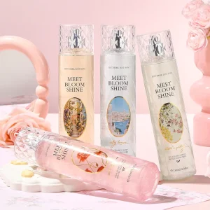 Long Lasting Persistent Fragrance 250ml MEET BLOOM SHINE Floral Fruity Body Mist Long Lasting Perfume Spray for Women