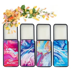 Long Lasting Solid Eau De Parfum Regular Size for Men Women Students Zero Alcohol Fresh Floral Scent Easy Portable