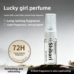 Lucky Perfume Portable Edition Flirting Long Lasting Fragrance Unisex Light Body Odor Fresh Pheromone Glass Bottle 3ml Spray
