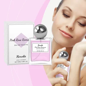 Luxurious Pink Rose Snow Lotus Fragrance Cologne for Women Eau De Toilette Long Lasting Fresh Pleasant Scent