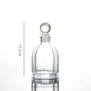 Luxurious Unique Carved Glass Reed Perfume Diffusion Bottle 50ml 100ml 200ml Roman Arabic Aromatic Matte Screw Cap Aromatherapy