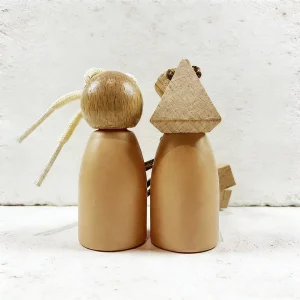 Luxury 13ml Car Perfume Oil Bottle Hanging Car Scented Fragrance Oil Bottle with Wooden Cap