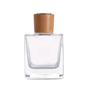 Luxury 200ml Square Glass Reed Diffuser Bottles Empty DIY Premium Brand Home Gift Packaging Scented Perfume