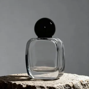 Luxury 30ml 50ml 100ml New Design Thick Bottom Custom Logo Private Glass Perfume Bottle with Cap