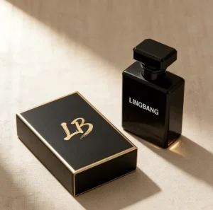 Luxury 30ml 50ml 100ml Square Black Perfume Glass Bottle with Atomizer and Packaging Box