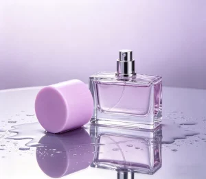 Luxury 50ml Flat Square Glass Perfume Bottle Elegant Empty 50ml Crystal Travel Refill Perfume Bottle