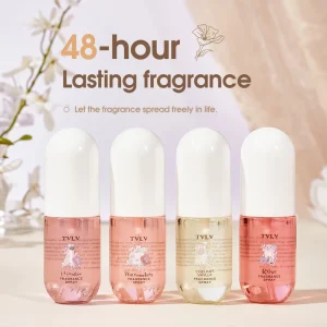 Luxury Arabic Dubai Women’s Perfume Spray Long Lasting Alcohol Free Fragrance Spray 50ml Coconut Rose Fresh Perfume Spray