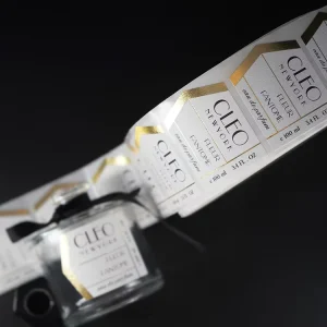 Luxury Branded Spray Perfume Private Label Sticker Custom Personalized Label for Perfume Bottles