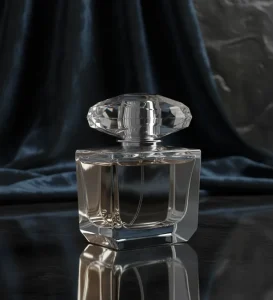 Luxury Clear Empty Glass Perfume Bottle with Cap Refillable Fine Mist Spray Bottle for Fragrance Cosmetic Packaging